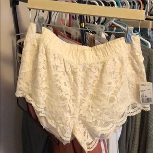 Lace shorts